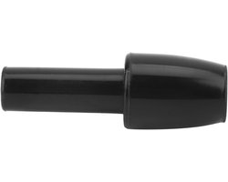 Melk Uitloop - Schuim Mondstuk - Melk Opschuimen - Herbruikbaar Siliconen - 7 cm - Zwart