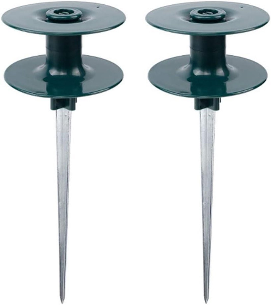 Tuinslang Organizer - Slanghaspel Grondanker - Tuin Watering - Ruimtebesparend Ontwerp - 23.8 x 9.3 cm - Groen
