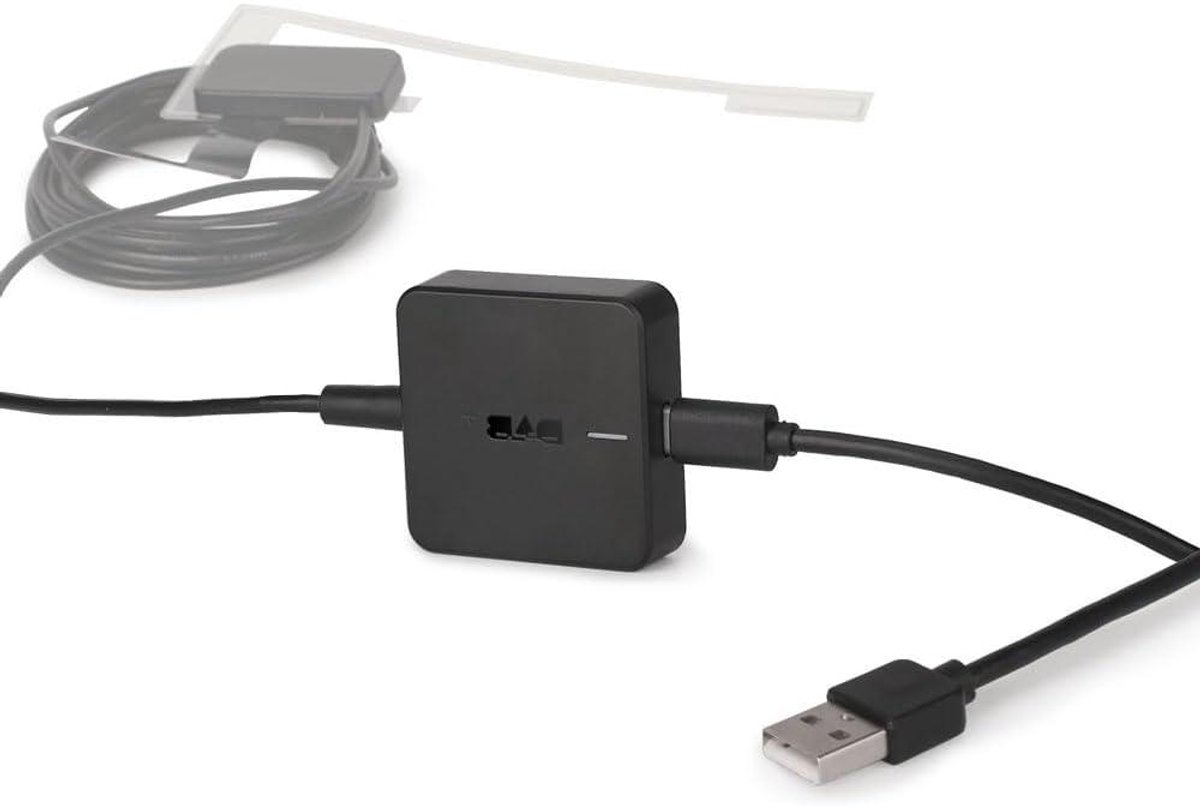 DAB+ Radio Tuner - Digitale Radio Antenne - Auto Radio Upgrade - Met Versterkte Antenne - 1m USB Kabel - Zwart