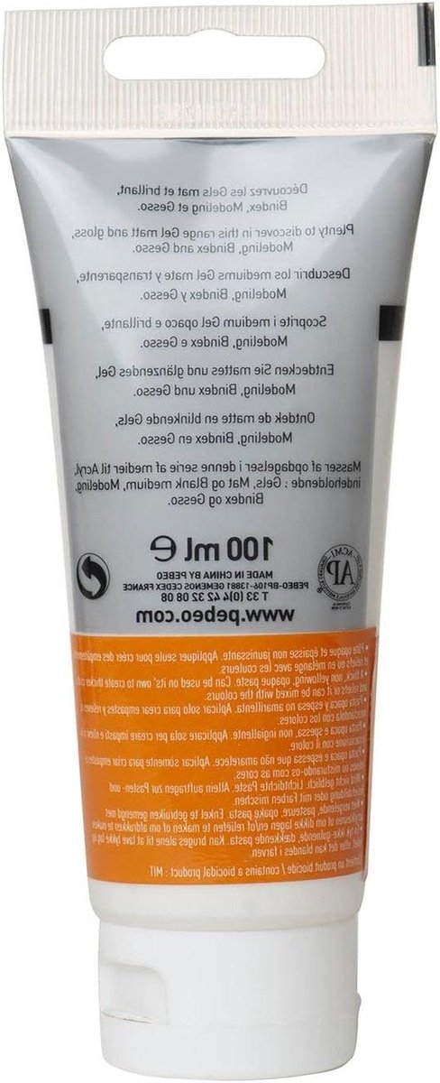 Structuurpasta 100 ml - Modelingpasta Textuurpasta - Acrylverf Verfraaien - Matte Finish - 100 ml - Grijs
