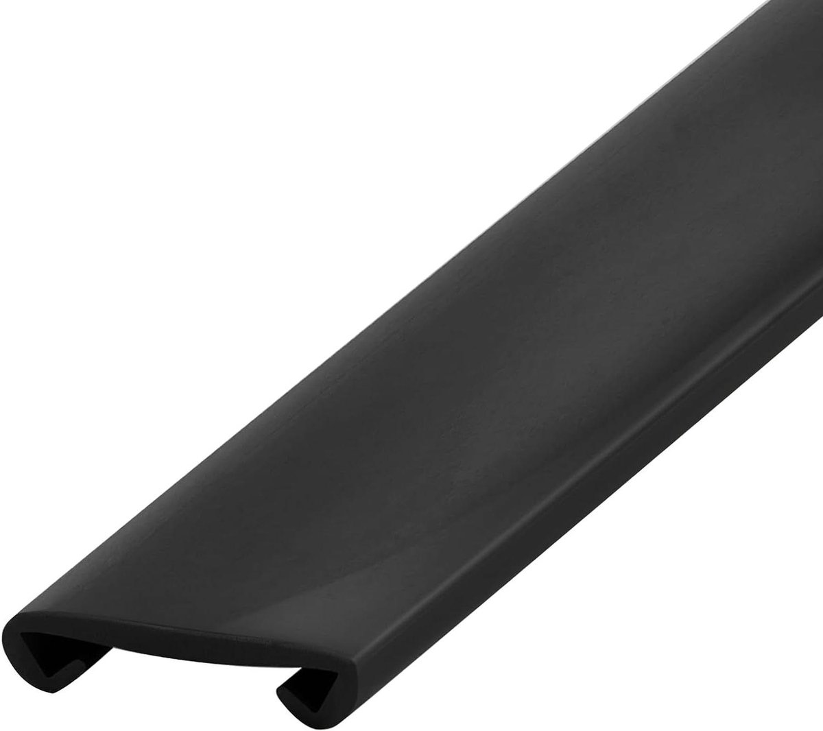 Trapleuning PVC - Handgreep Profiel - Veilig Traplopen - Antislip Rubber Oppervlak - 200 cm - Zwart