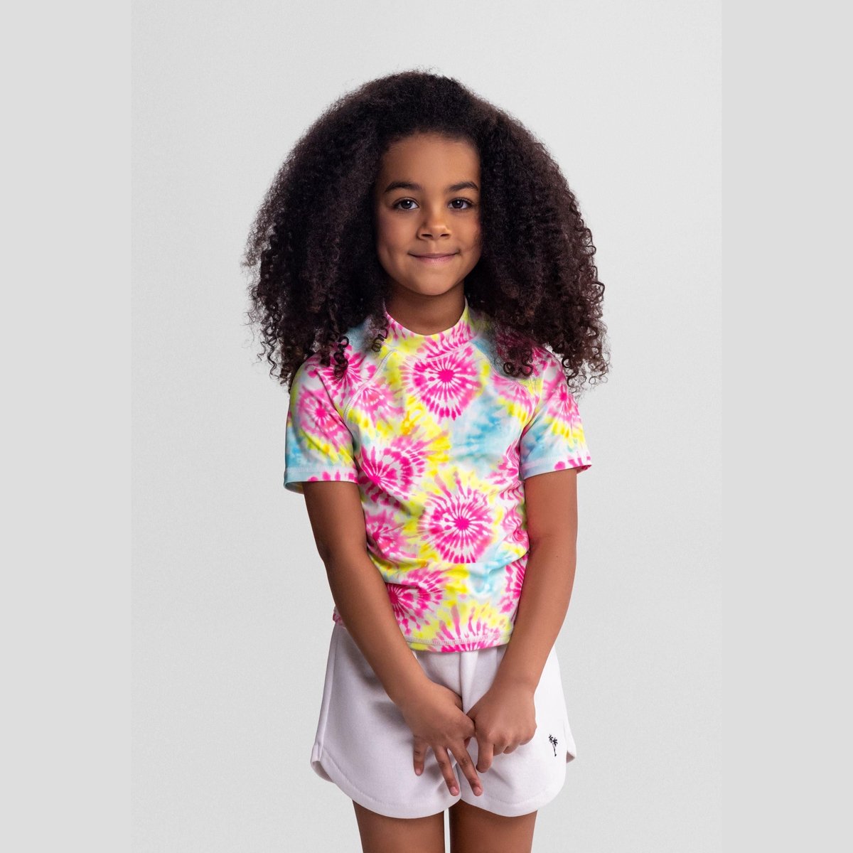 Minoti UV-shirt sneldrogend blauw - Meisjes zwemshirt comfortabel
