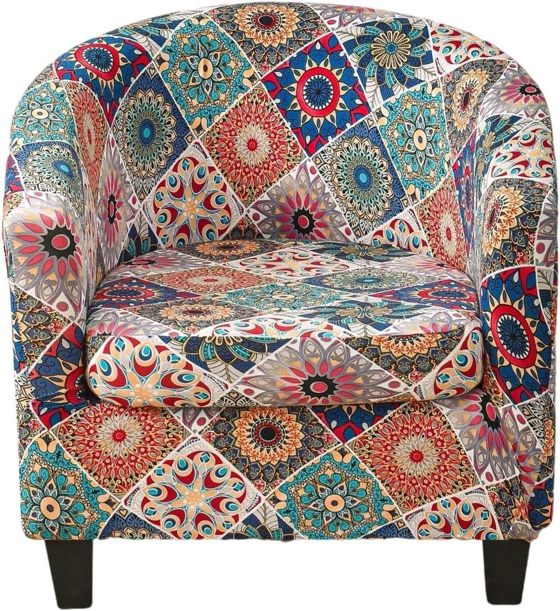 Fauteuilhoezen - Stoelhoezen Bankhoezen - Meubels Vernieuwen - 2-delig Ontwerp - 60-70 cm breed - Kleur A4