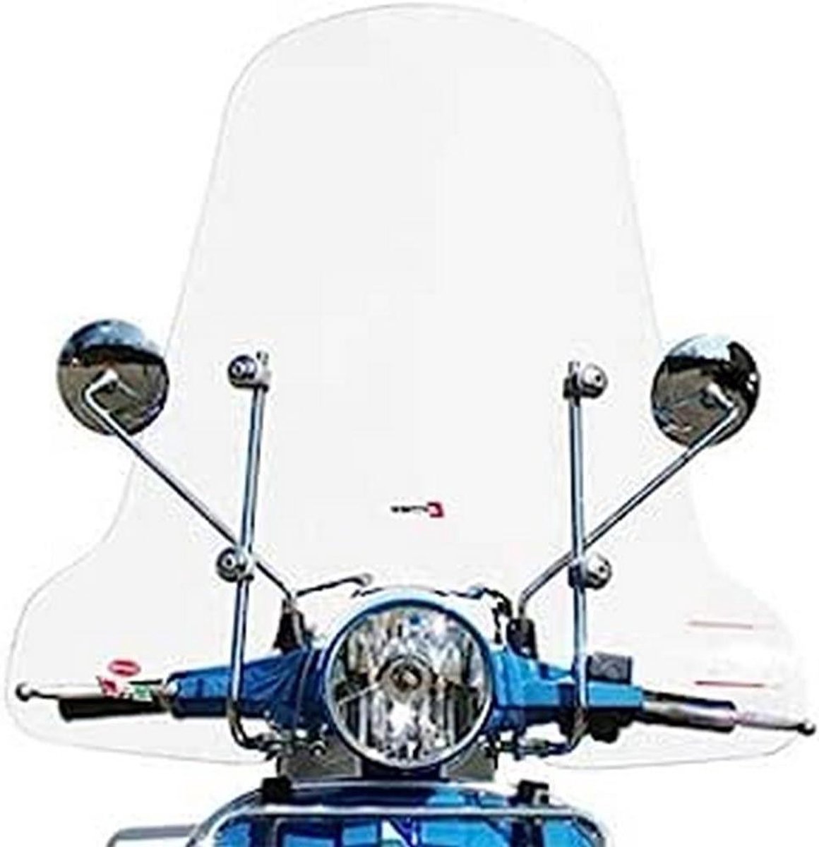 Windscherm Scooter - Scooter Windscherm - Bescherming Tegen Wind - Compleet Met Bevestiging - 1 kg - Transparant