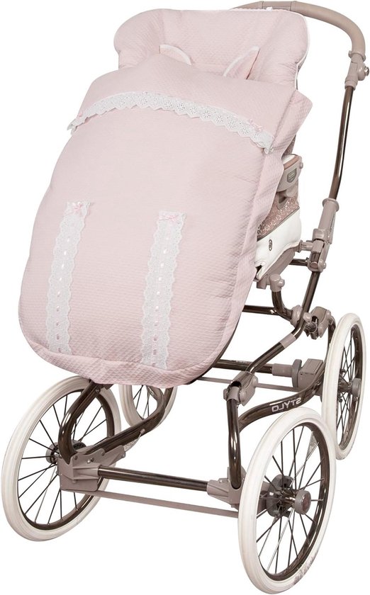 Voetenzak Kinderwagen - Babyzak Wieg - Baby Warm Houden - Universeel Toepasbaar - 90 x 55 cm - Roze — afbeelding 4