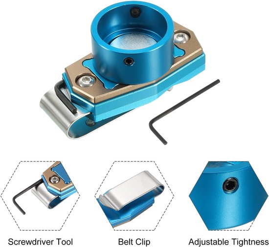 Billiard Chalk Holder - Pool Chalk Case - Billiard Sports - Magnetic Closure - 14 x 10 x 2 cm — afbeelding 4
