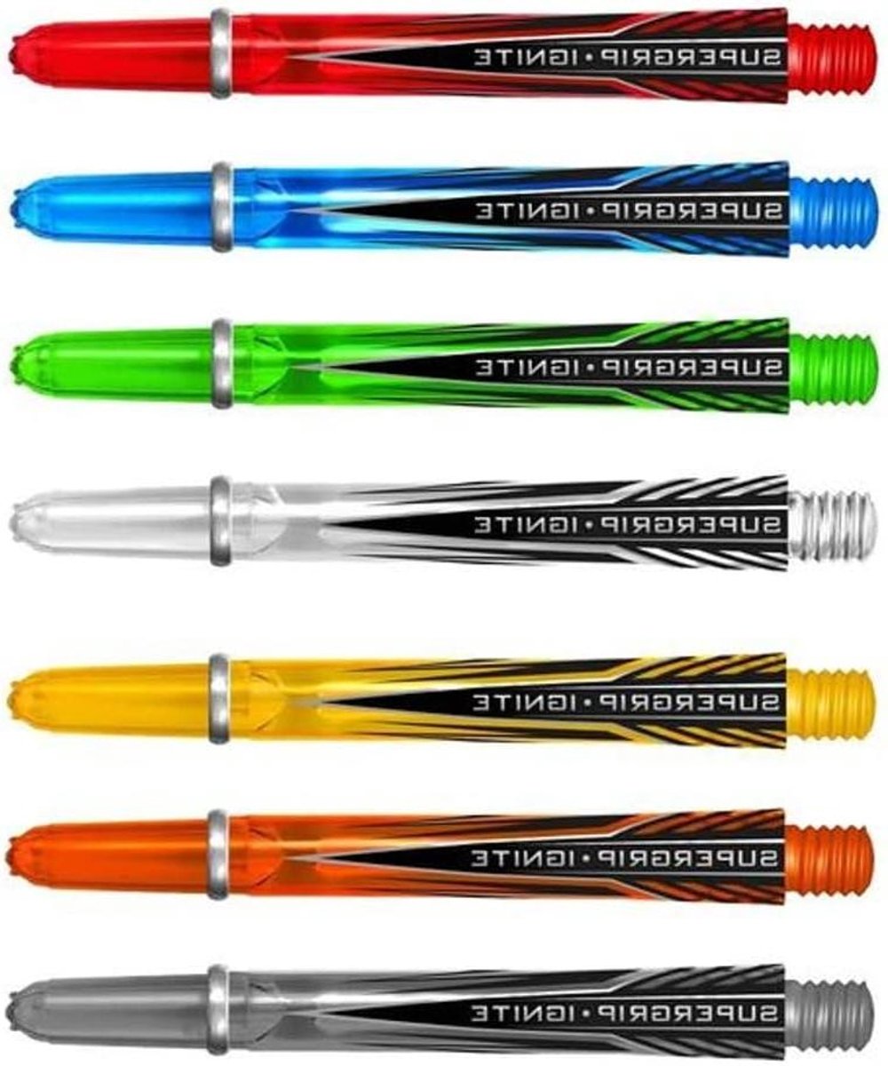 Dartshafts - Dart Accessoires - Darten - Supergrip - 40 mm - Aqua