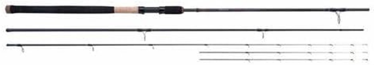 Carp Feederhengel - Karperhengel Vissen - Vissen op Karper - Snelle Actie - 3.00m 40g - Zwart
