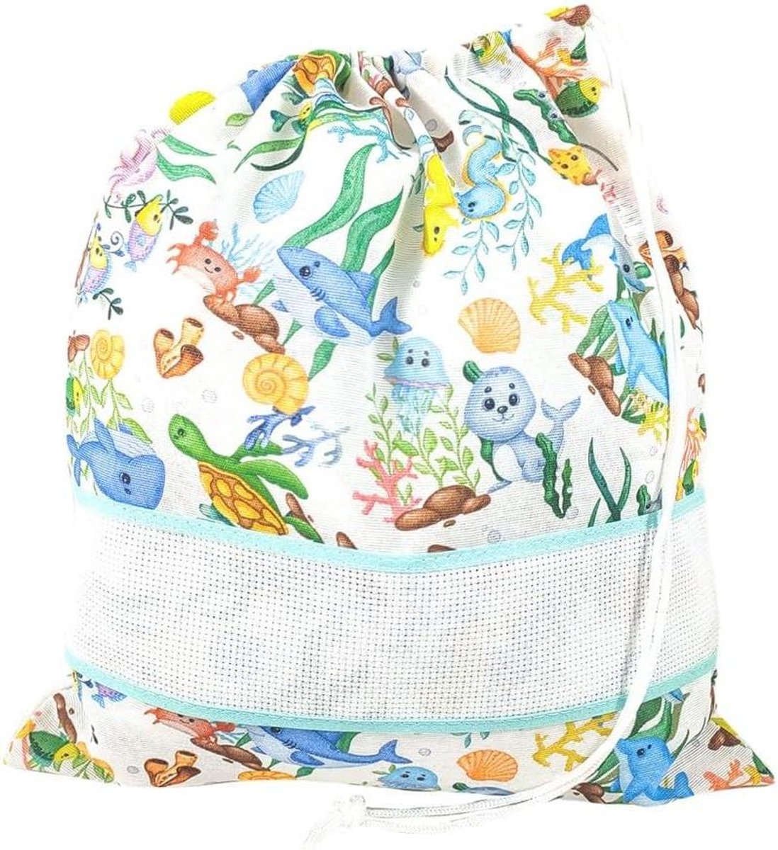Nursery Bag - Kinderdagverblijf Tas - Zelf Ontwerpen - Met Borduurstrook - 32x37 cm - Niet gespecificeerd