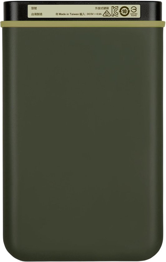Externe Harde Schijf - Portable Opslag - Bestanden Opslaan - Militaire Schokbestendigheid - 2TB - Groen — afbeelding 3