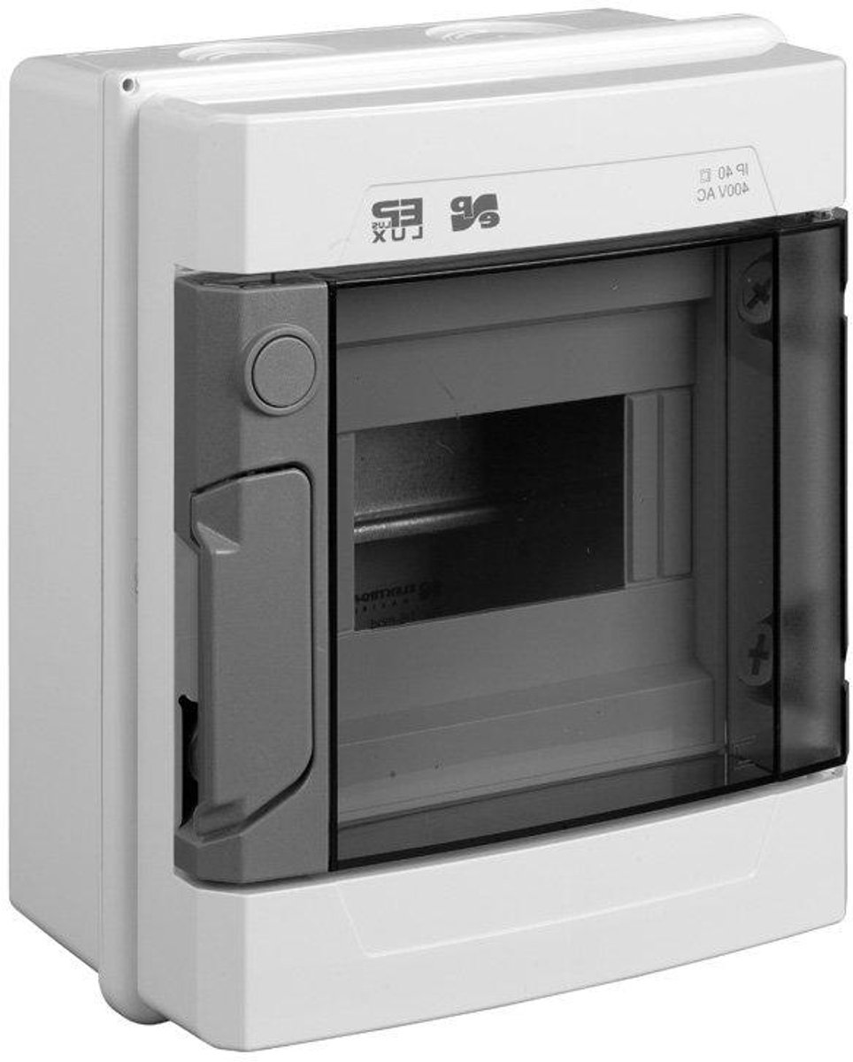 Distributiebox - Verdeelkast - Elektrische Installatie - IP55 Vochtbestendig - 6 Modules - Wit