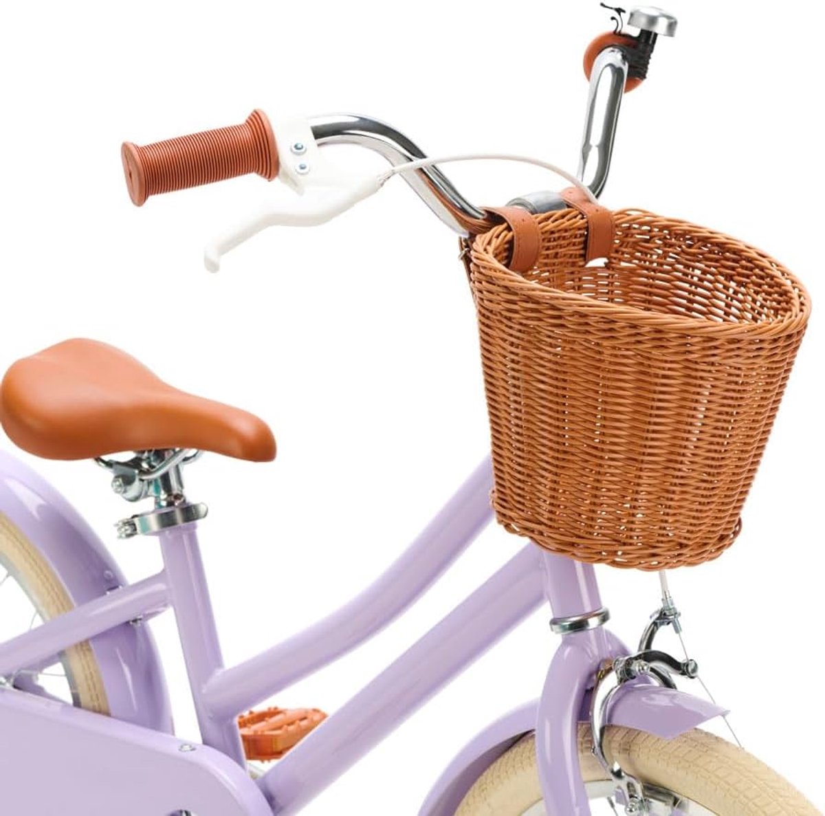 Kinderfiets - Loopfiets - Leren Fietsen - Afneembare Zijwielen - 16 inch - Paars