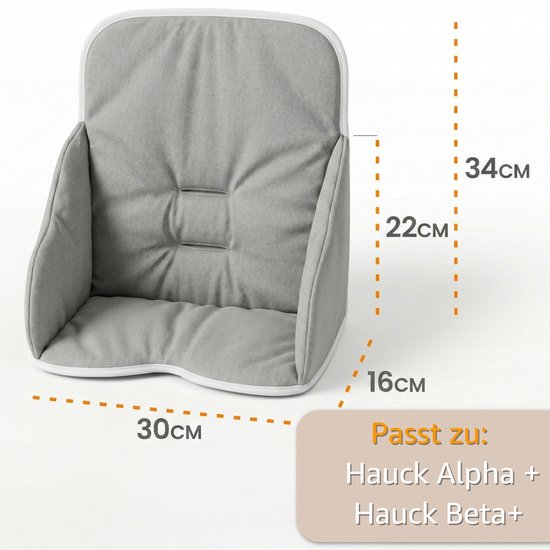 Verkleiningskussen Kinderstoel High Chair Seat Reducer - Universele Bekleding Hauck Stokke Babystoel Zitkussen Voedingstoel Cover Stoelopvulling Giraffen — afbeelding 2