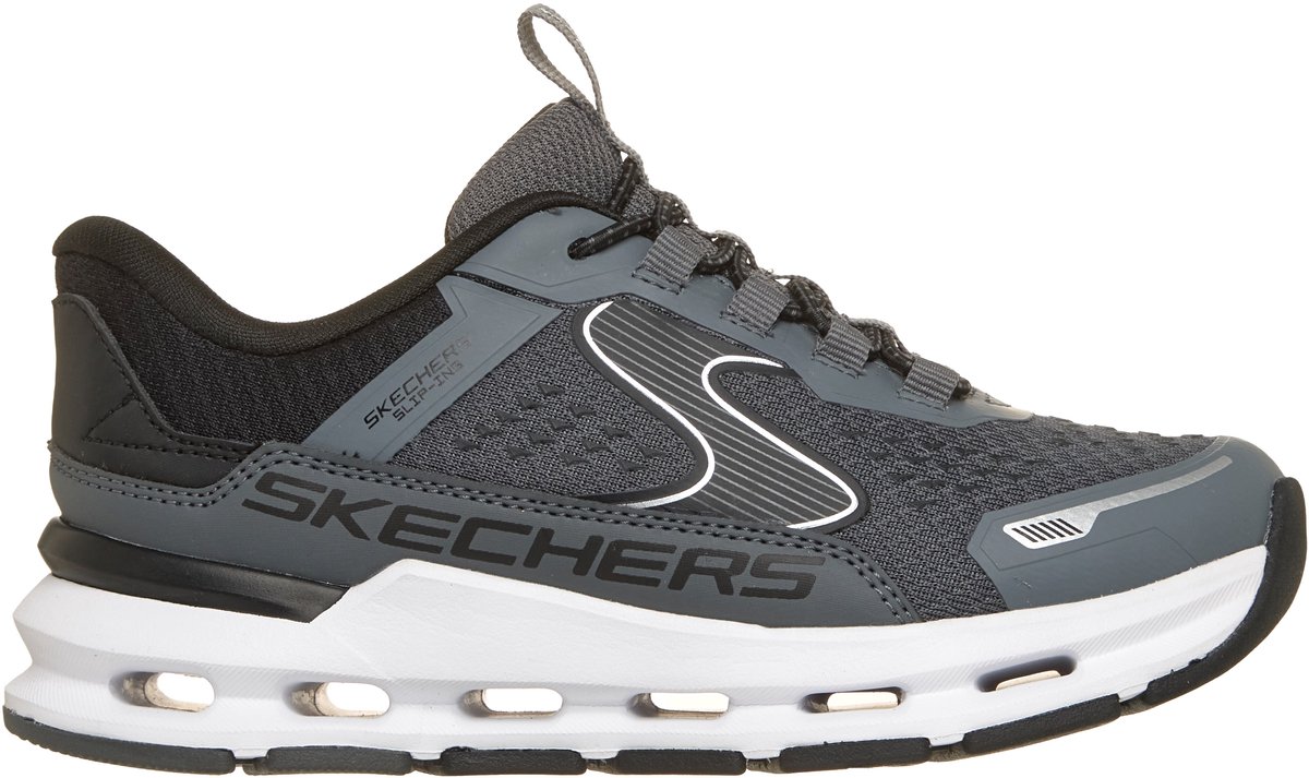 Skechers GLIDE-STEP PLUS - VISTA-LANE Jongens Instappers - Charcoal / Zwart