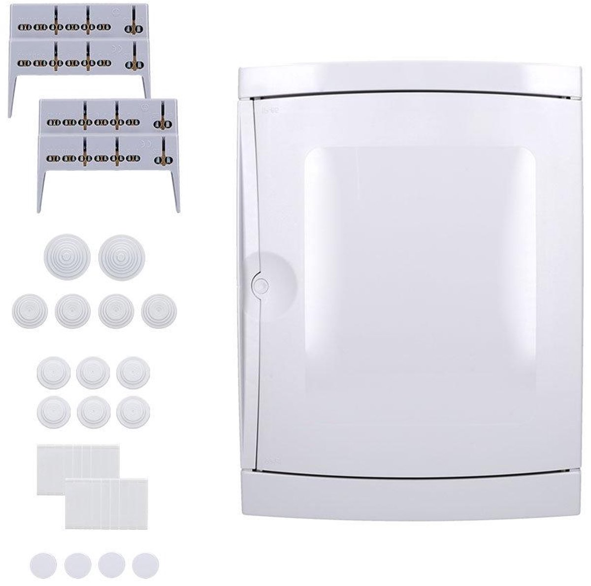 Verdeelbox - Groepenkast - Natte Ruimtes - IP65 Waterdicht - 26 Modules - Lichtgrijs