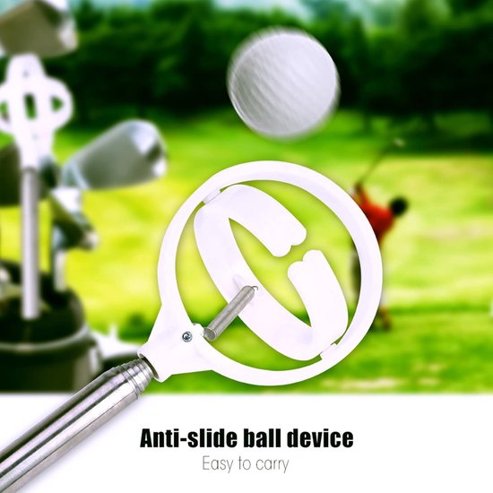 Golfbal Retriever - Bal Plukker - Golfen Ophalen - Telescopisch Ontwerp - Tot 2 Meter - Wit van Feyenoord — afbeelding 3