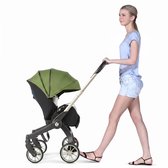 NordHaus 4-in-1 Kinderwagen - Multifunctionele Kinderwagen - Reisbuggy - Opvouwbaar met Autostoel - Army Green