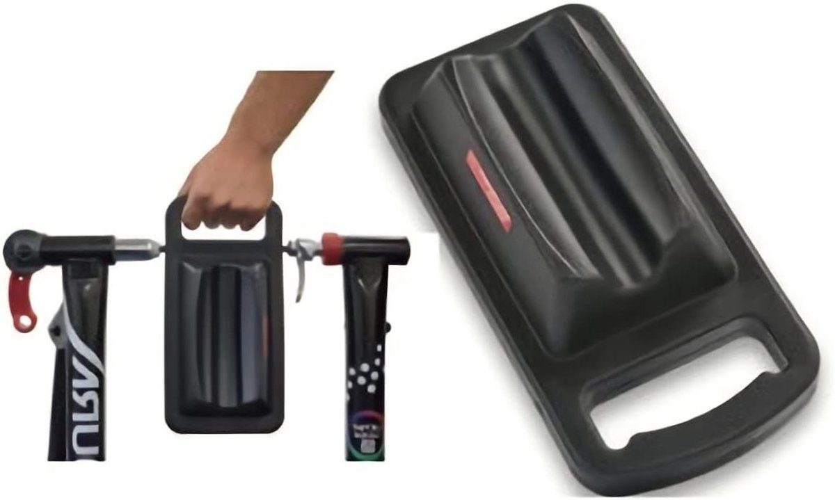 Fiets Trainer Blok - Verhoger Stabilisator - Thuis Trainen - Simuleert Natuurlijke Houding - 27 Inch Hoog - Zwart