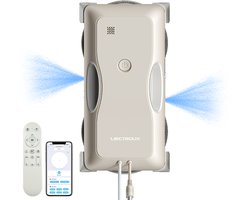 LIECTROUX G8 Raamrobot – Snelle Reiniging, Dubbele Waterspray, Bionische Wisser, AI Navigatie en Randdetectie