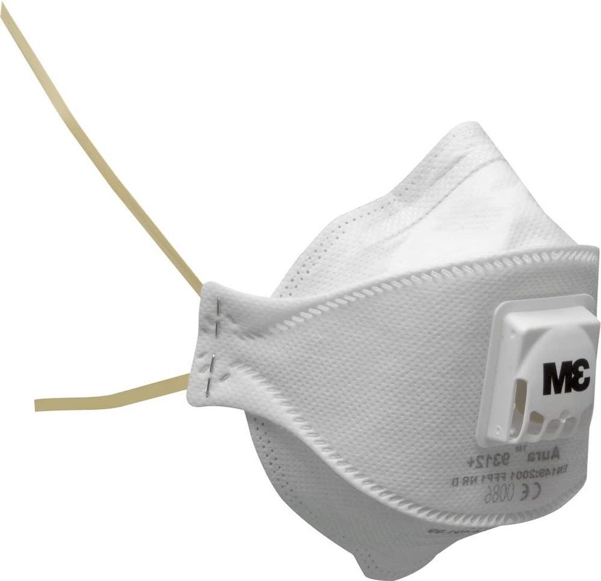 Deeltjesmasker met ventiel - Stofmasker - Veilig werken - Innovatieve filtertechnologie - 10 stuks - Wit