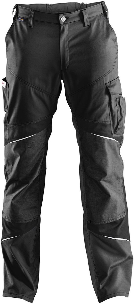 KÜBLER ACTIVIQ 23505365 Hi Vis Reflecterend Werkbroek HEREN Veiligheidsbroek Zwart - Met Kniezak - Cordura Versterkt