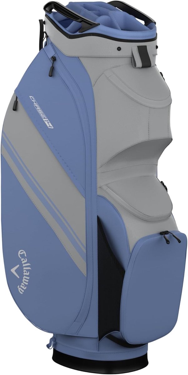 Golf Tas - Trolley Tas - Golfen - Veel Opbergvakken - 93cm Hoog - Zilver Hydrangea — afbeelding 2
