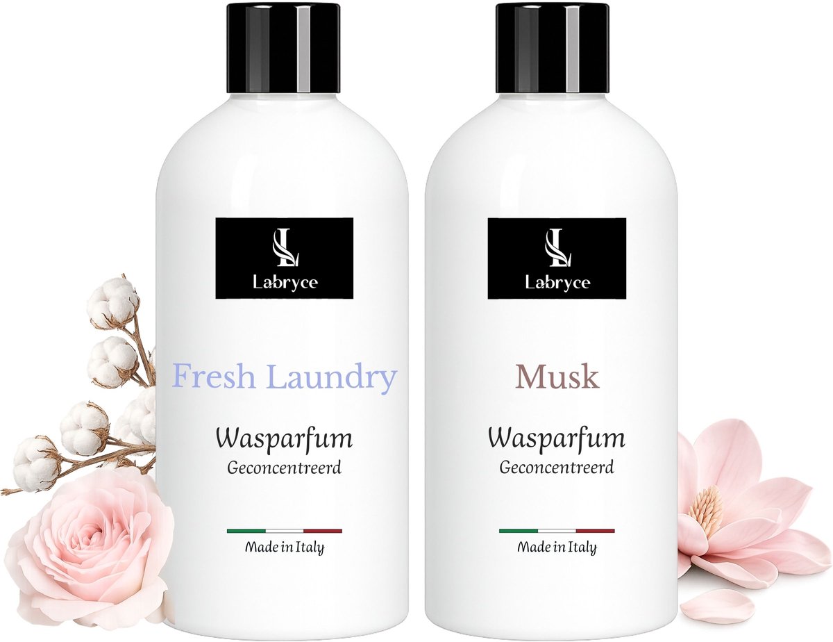 Wasparfum Duo Labryce - Fresh Laundry & Musk - 2 x 250 ml