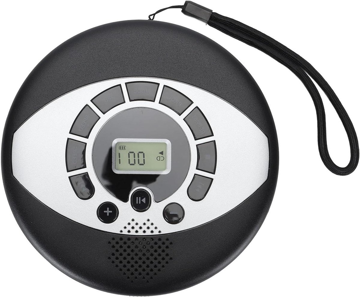Draagbare CD-speler - Muziekspeler Discman - Muziek Luisteren - Ingebouwde Luidspreker - Compact Formaat - Wit