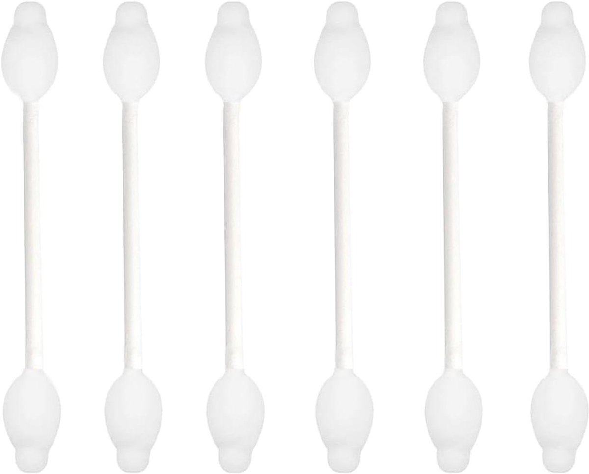 Katoenen Wattenstaafjes - Baby Wattenstaafjes - Baby Verzorging - Veilig Ontwerp - 480 Stuks - Wit