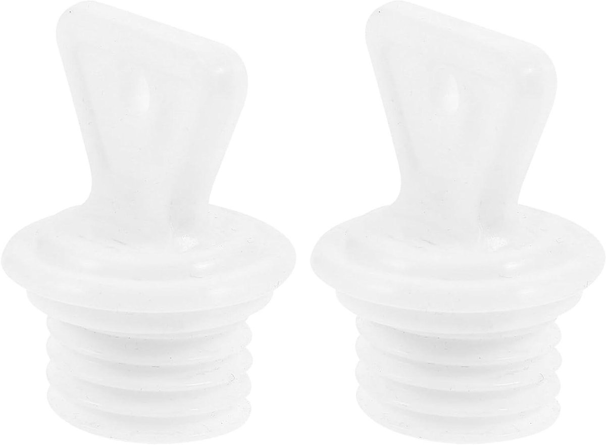 Warmwaterkruik Sluiting - Vervangende Stopper Rubber - Lekvrije Warmte - Hoge Kwaliteit Rubber - 4.5 cm - Wit
