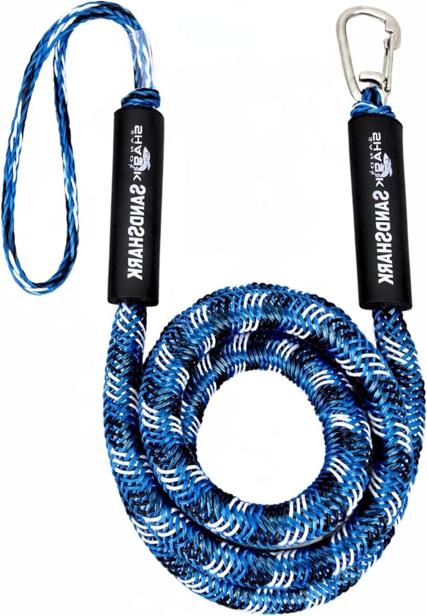 Bungee Docklijn - Anker Bungee Touw - Boot Aanleggen - Schokabsorberend - 21-43 m - Blauw