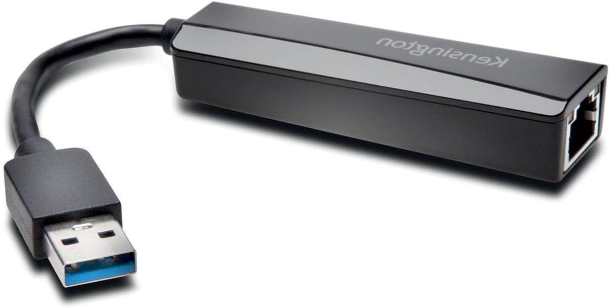 USB Ethernet Adapter - Netwerkkaart Adapter - Internetverbinding Maken - Gigabit Snelheid - 1 Gbps - Zwart