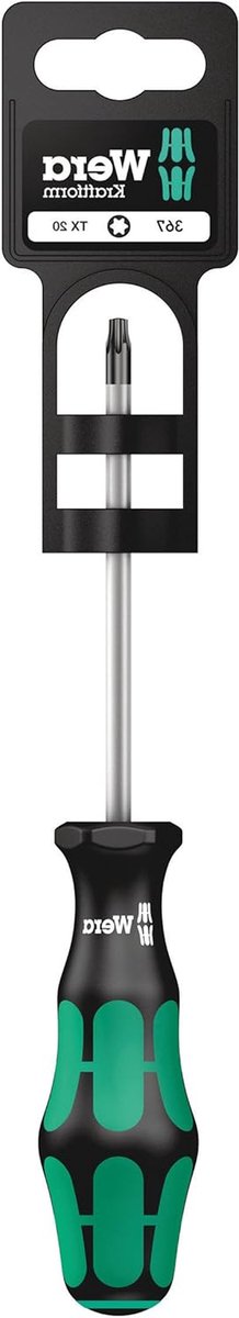 Torx Schroevendraaier - TX Schroevendraaier - Vastzetten Schroeven - Ergonomische Kraftform Handgreep - TX 20 - Groen