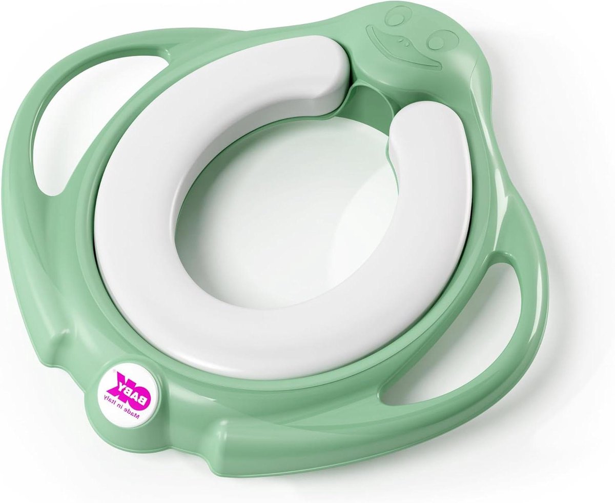 Toiletverkleiner - Zindelijkheidstrainer WC - Kind Zindelijk Maken - Ergonomische Zitting - 43 x 44 x 9 cm - Groen