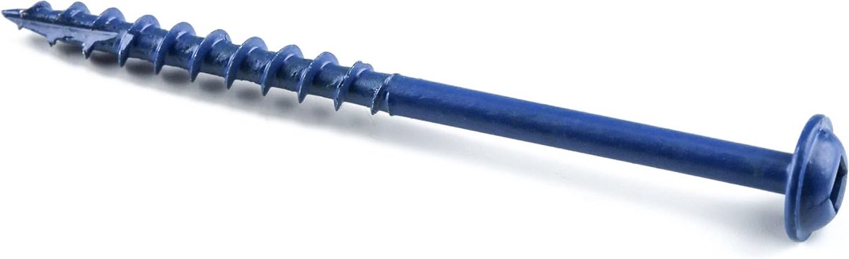 Weerbestendige Schroeven - Houtschroeven Buiten - Duurzaam Bevestigen - Blauw-Kote Drievoudige Coating - 2-1/2 inch - Blauw