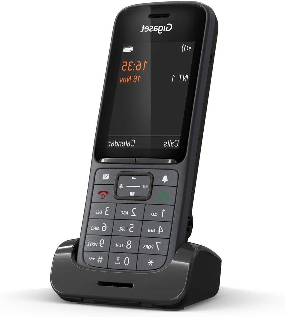 Draadloze DECT Telefoon - Zakelijke Telefoon Analoge Telefoon - Professioneel Gebruik - Groot Kleurendisplay - 15 uur spreektijd - Antraciet