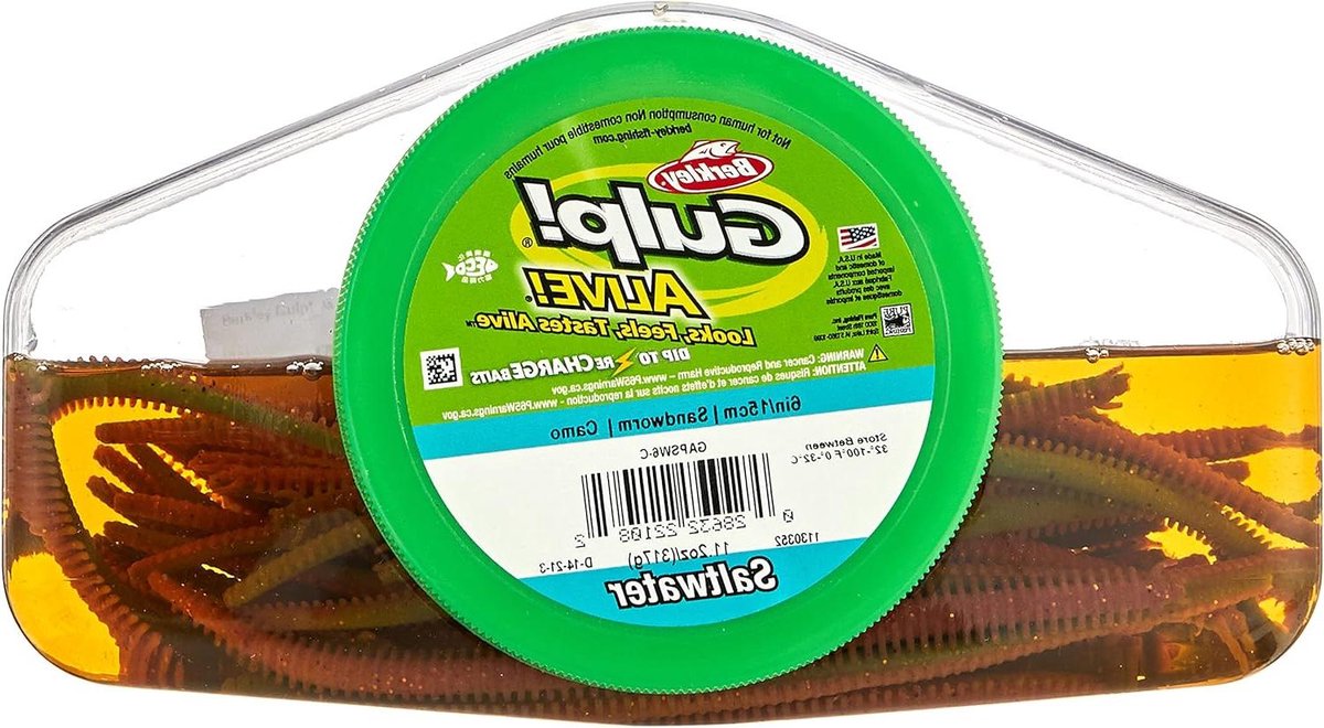 Zacht plastic kunstaas - Kunstaas wormen - Vissen - Realistische beweging - 6-inch - Camo