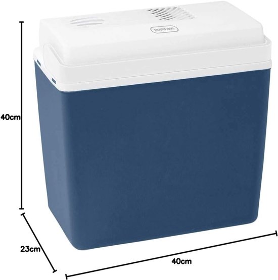 JCP® Koelbox - 21 Litres - Koelbox 12v 220v - Koelbox Elektrisch - Blauw - 24cm x 40cm x 40cm van Jcp — afbeelding 2