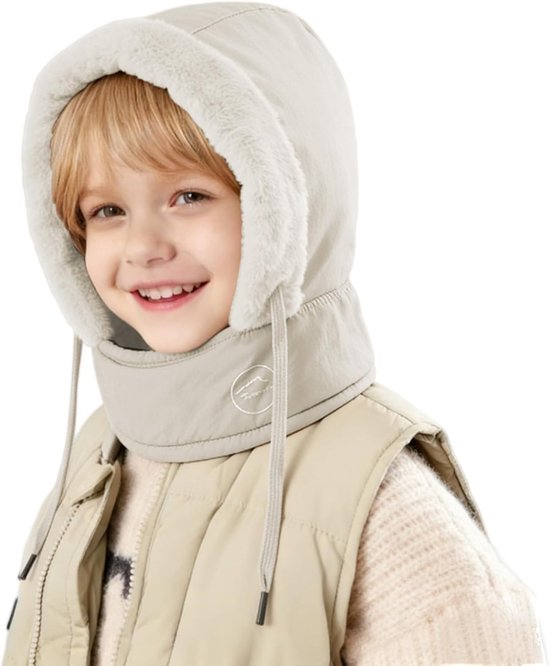 Baby Winter Set - Muts en Sjaal - Warm Blijven - 3-in-1 Ontwerp - One Size (3-6 jaar) - Pluche — afbeelding 3