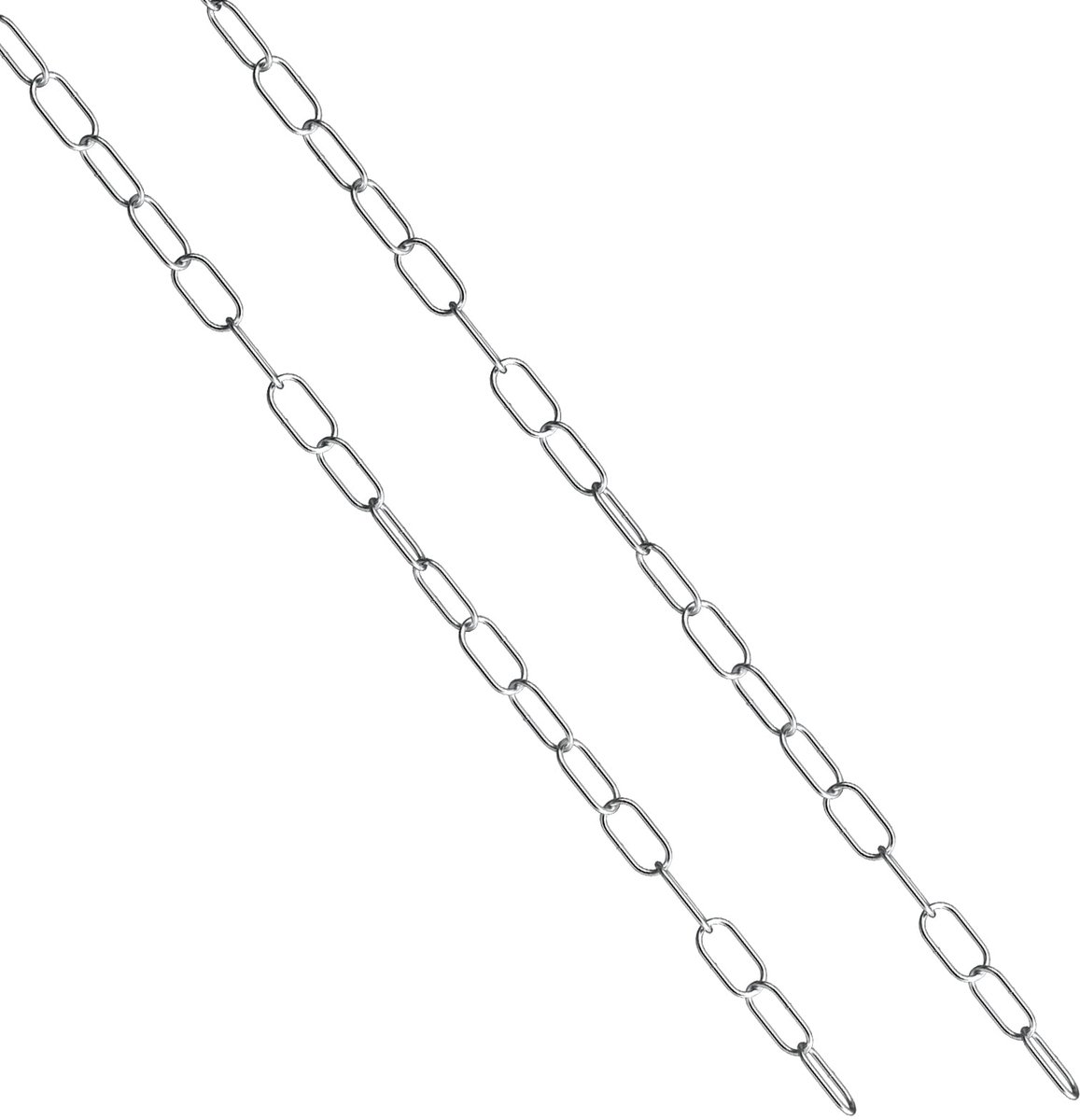 Ketting van roestvrij staal, Φ2 mm 3 m, metaal, veiligheidskettingen, sterke spoelkettingen, corrosiebestendig en roestbestendig, robuuste ketting voor diefstalbeveiliging,
