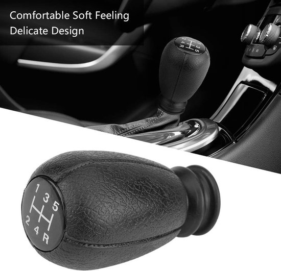 Versnellingspook Knop - Schakelknop Handmatig - Auto Interieur - Ergonomisch Ontwerp - 83 cm Hoog - Zwart — afbeelding 4