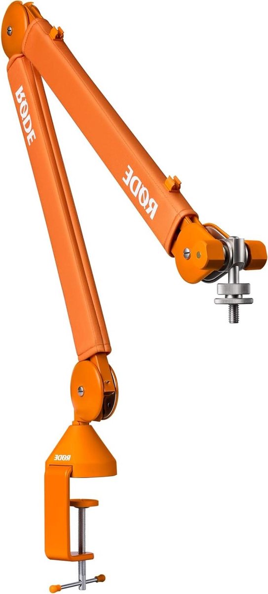 Studio Boom Arm - Microfoon Arm - Podcast Opnemen - Geluidsloze Werking - 8.5 x 54 x 20.7 cm - Sinaasappel