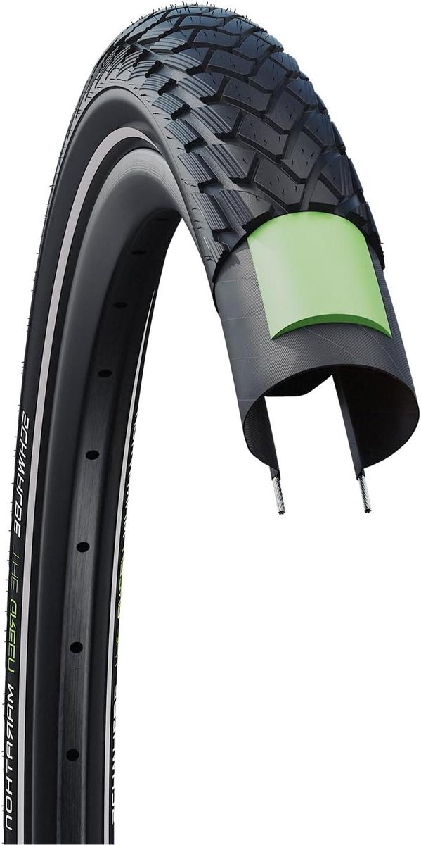 Fietsband - Buitenband - Veilig Fietsen - Milieuvriendelijke Compound - 28x2.00 (50-622) - Zwart