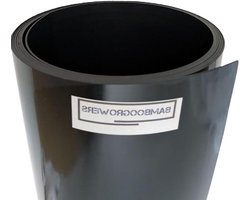 Wortelbegrenzer Tuin - Worteldoek Wortelstop - Wortelgroei Beperken - 100% Gerecycled HDPE - 70cm x 5m - Zwart