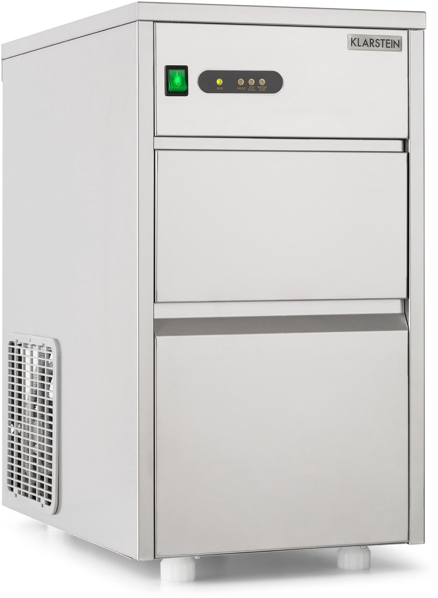 Bol.com Klarstein ijsblokjesmachine, Profi Ice Maker, ijsblokjesmaker voor Klare ijsblokjes, ijsblokjesmachine voor Gastro & Zuh... aanbieding