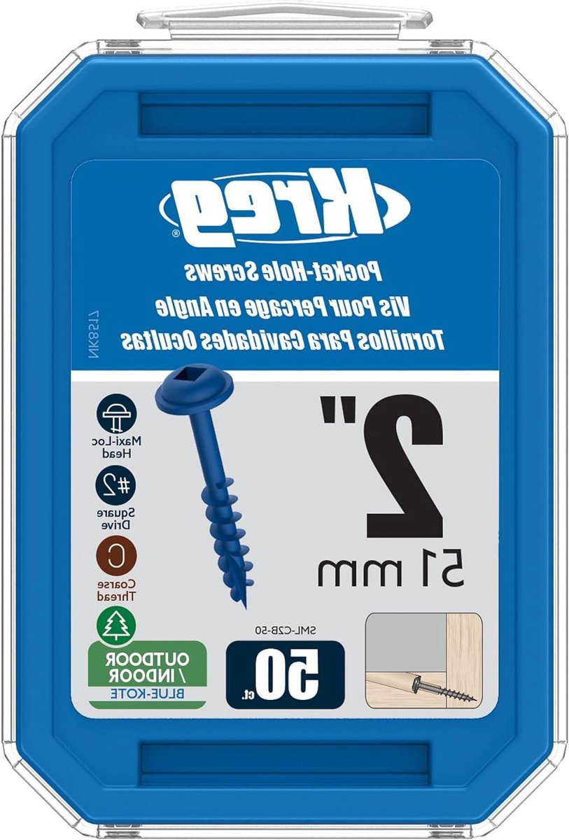 Zakschroeven - Houtschroeven Bevestigingsschroeven - Houtverbindingen Maken - Zelfsnijdende Punt - 51 cm - Blauw