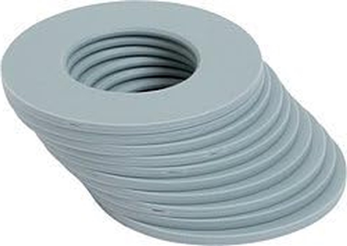 Krikafdichting Set - Afvoerring Toilet - Toilet Reparatie - Origineel Onderdeel - 63 mm x 23 mm - Zwart