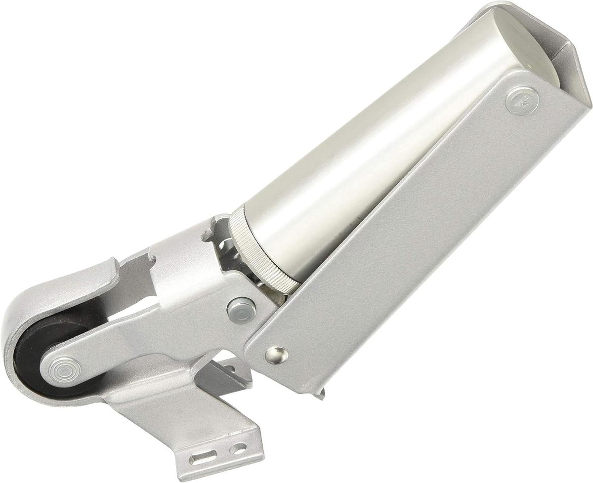 Deurrem - Parkeerrem Deur - Deur Vastzetten - Messing Geborsteld - 30 x 20 x 10 cm - Zilver