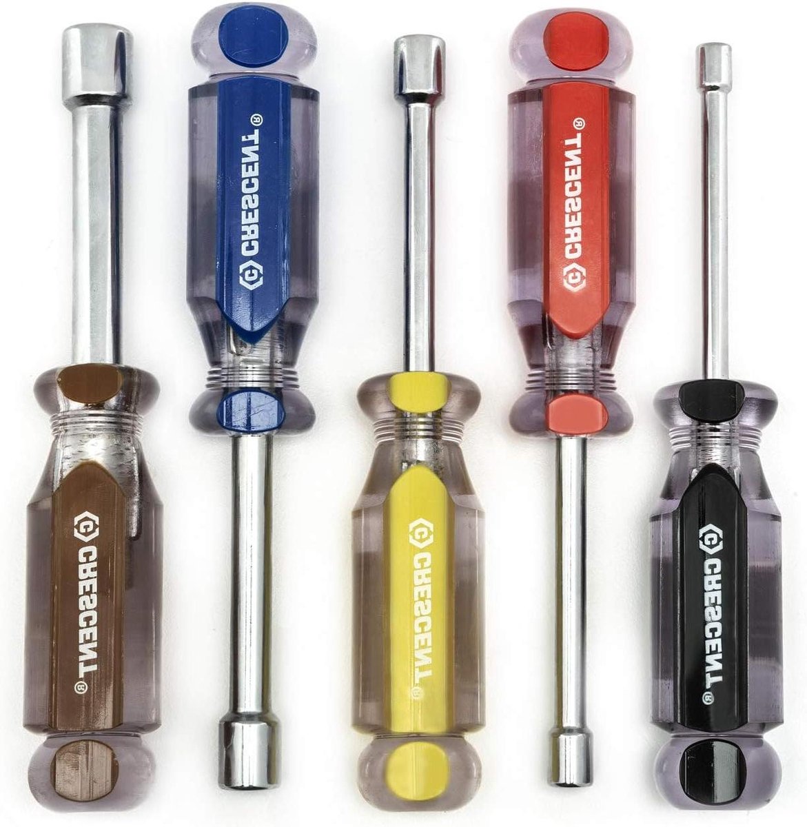 Dopsleutel Set - Moer Driver Set - Klusjes Thuis - SAE Maten - 5 Delig - Zilver
