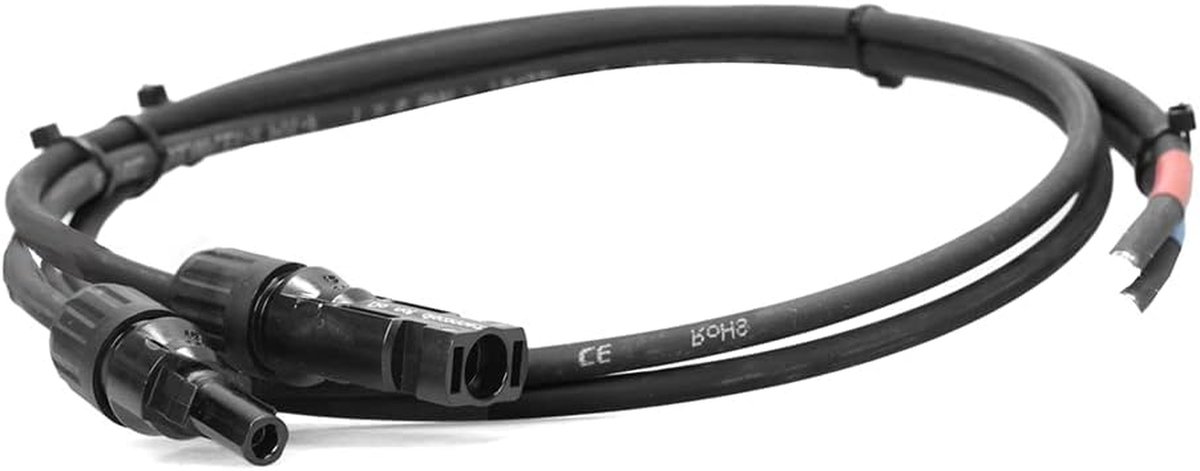 Professionele Solarkabel 1 m voor Zonnepaneel naar Laadregelaar 6 mm²